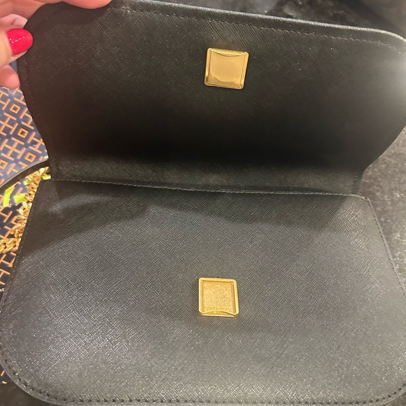 Tory Burch Black Shoulder Bag with Gold Accents - Picture 6 of 6